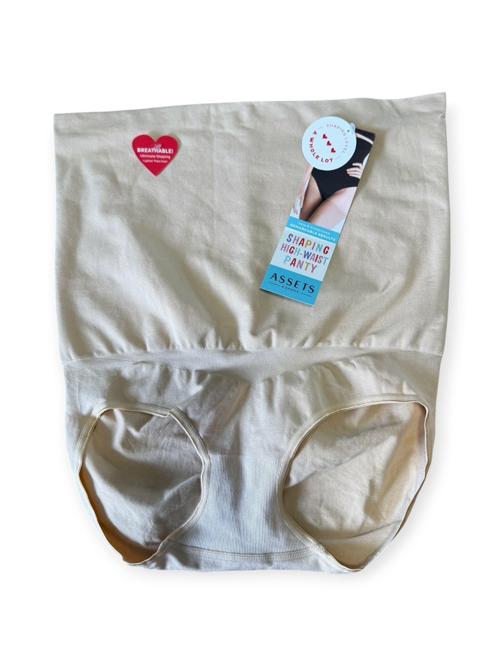 Assets by Spanx Women's Beige Shaping High-Waist Panty Size 3X NWT